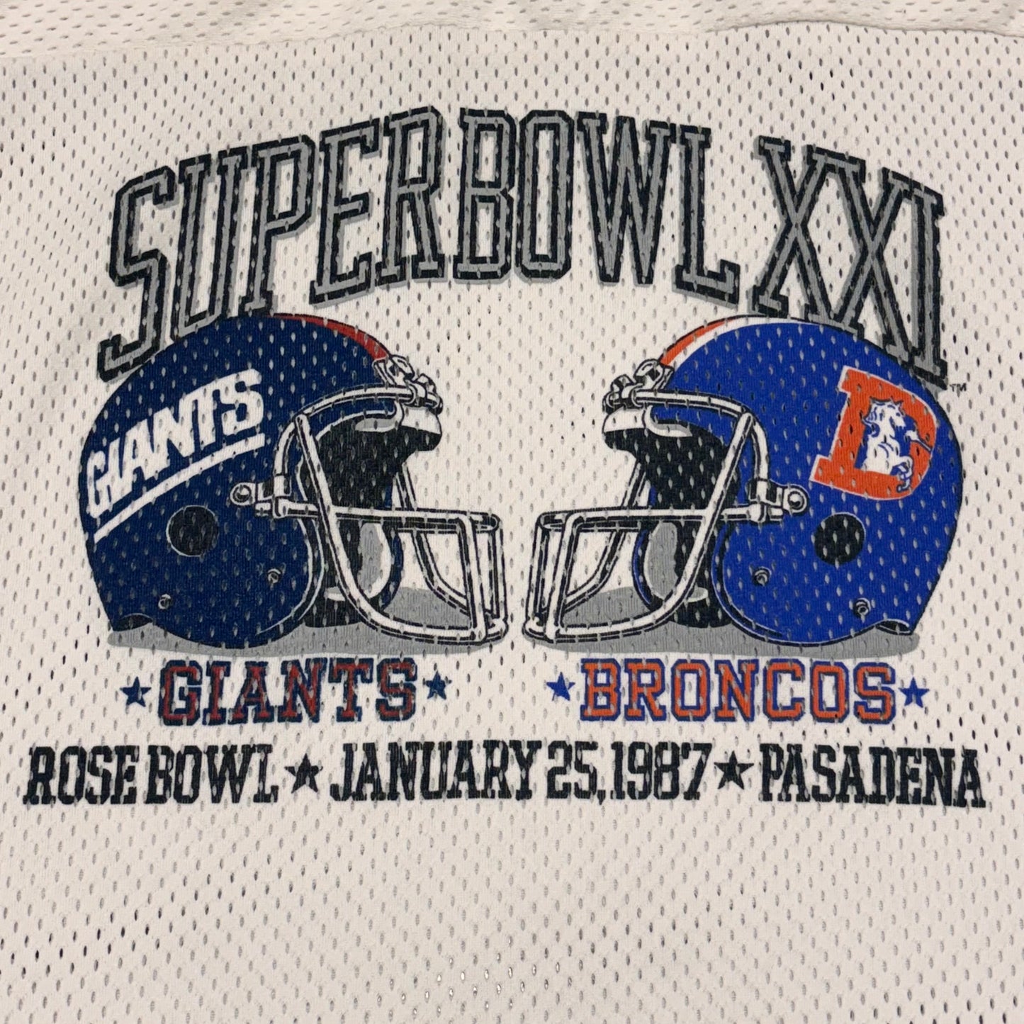 1987 Super Bowl XXI Jersey