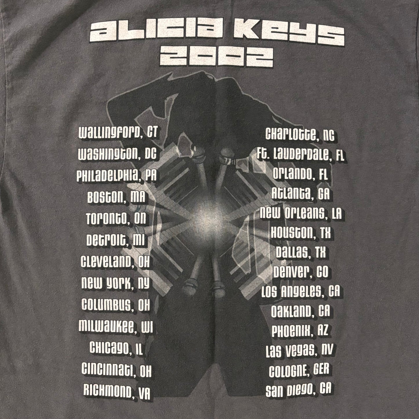 2002 Alicia Keys T-Shirt